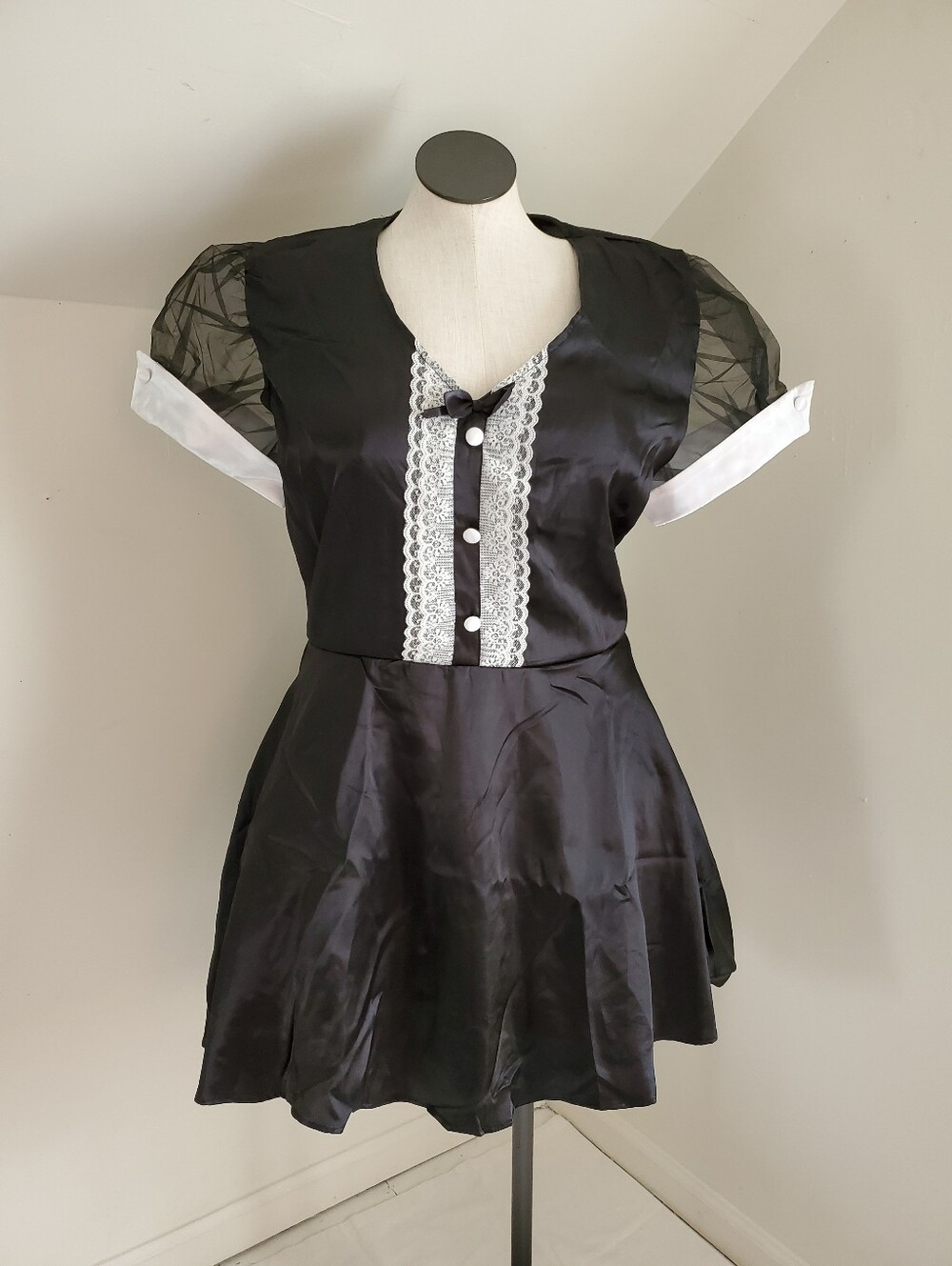 Sexy Maid Black Dress Halloween Adult Costume